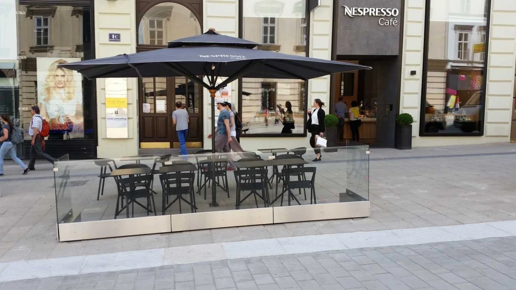 Gastgartenumrandung Nespresso