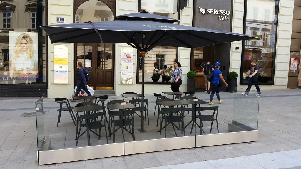 Gastgartenumrandung Nespresso