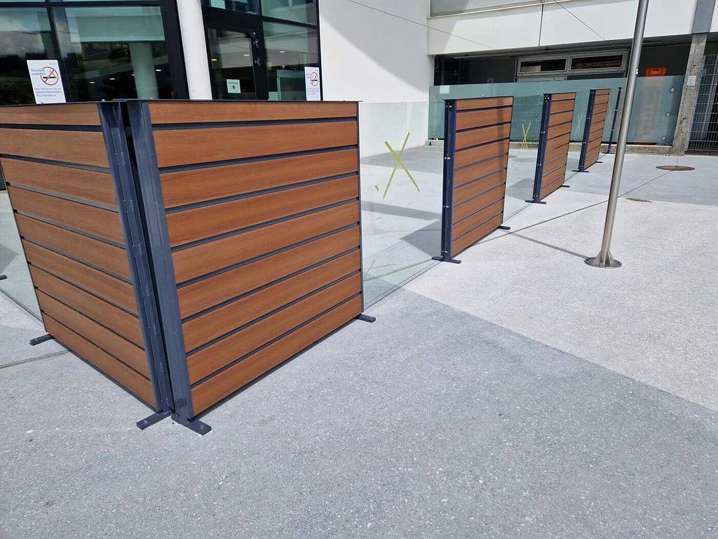 Gastgartenumrandung Klinikum Wels