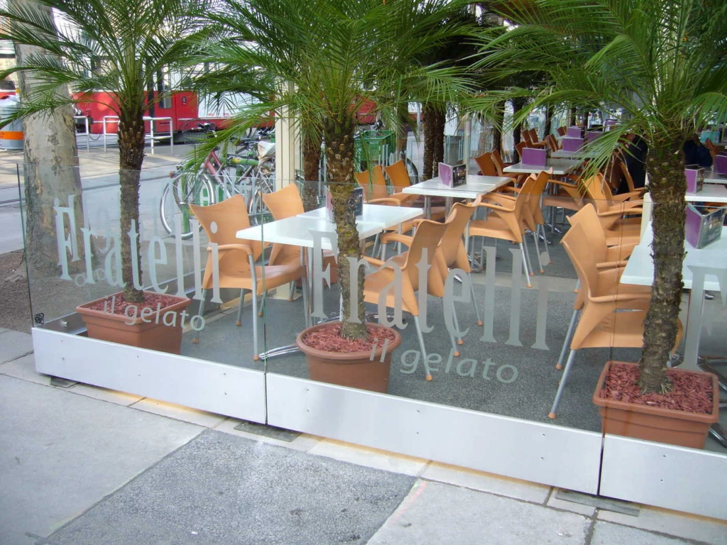 Gastgartenumrandung Fratelli