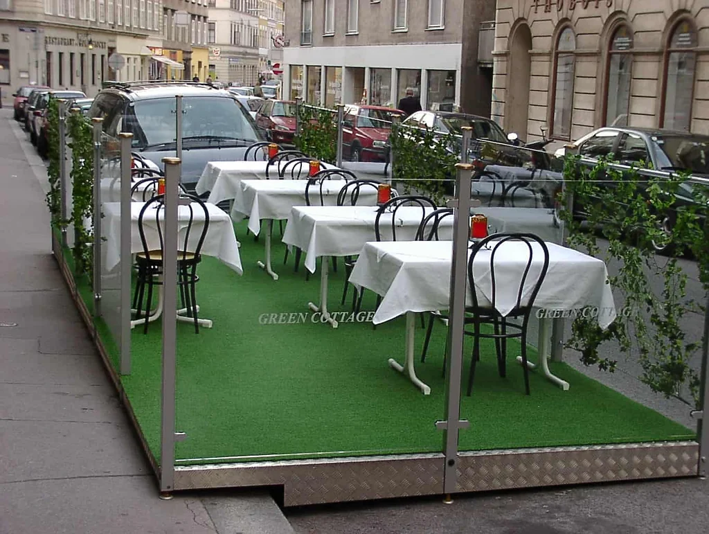 Podest für Gastgarten